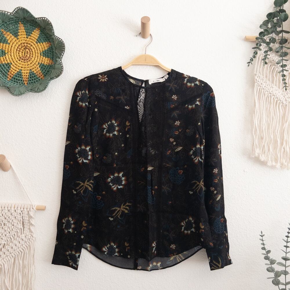 A.L.C. Noemi Floral Top Size 0